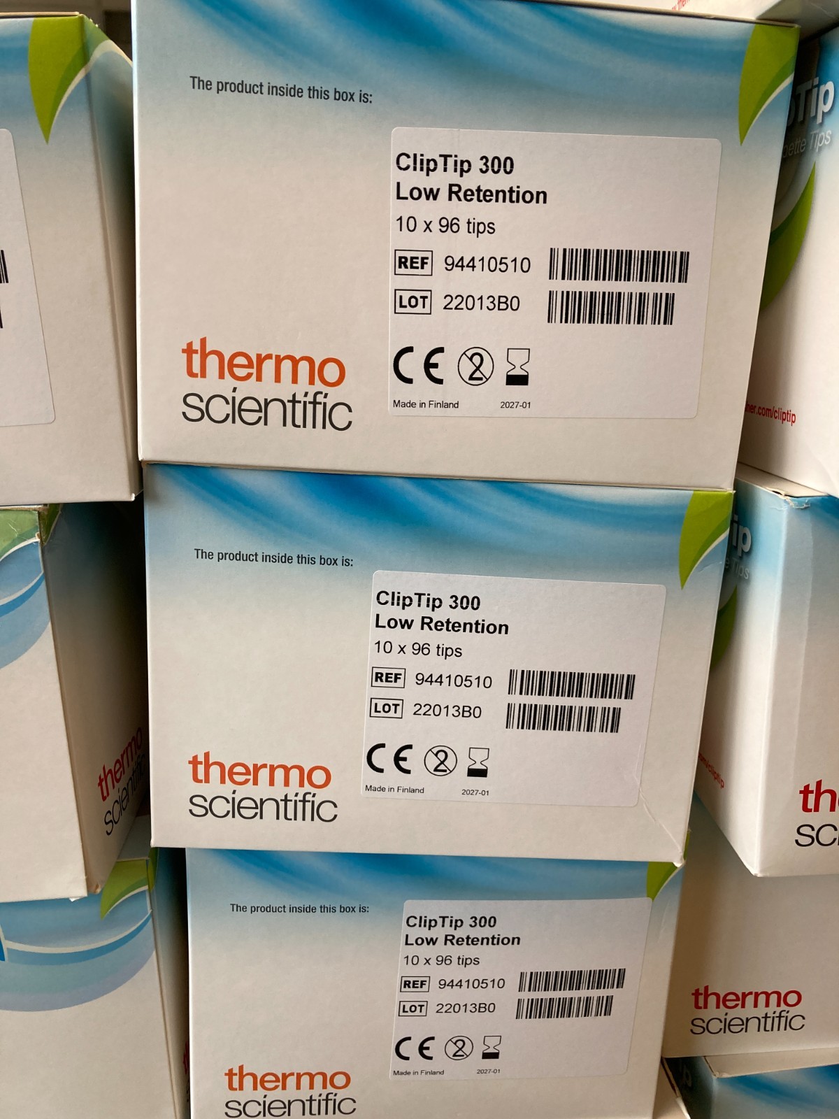THERMO SCIENTIFIC 300µL ClipTip Low Retention Pipette Tips 94410510 (960/Case)