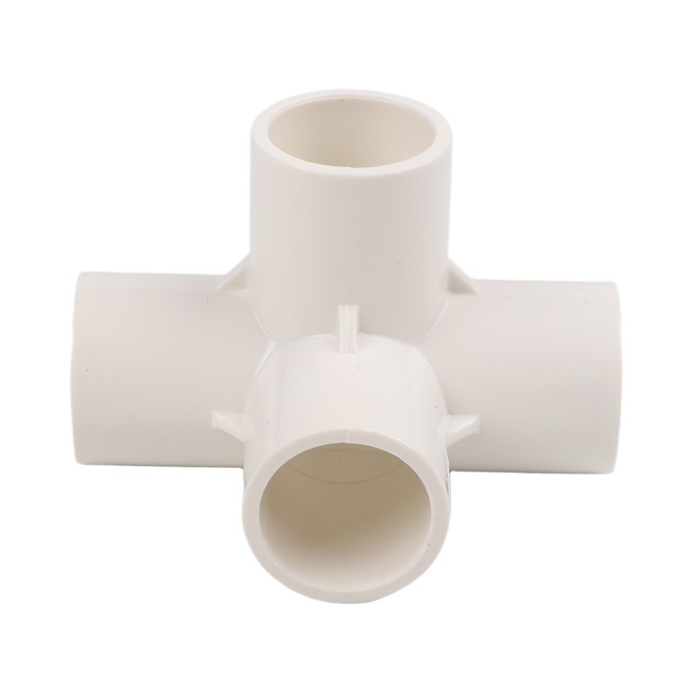 Furniture Grade Four Way PVC Pipe Fittings for For water Pipe DIY Projects