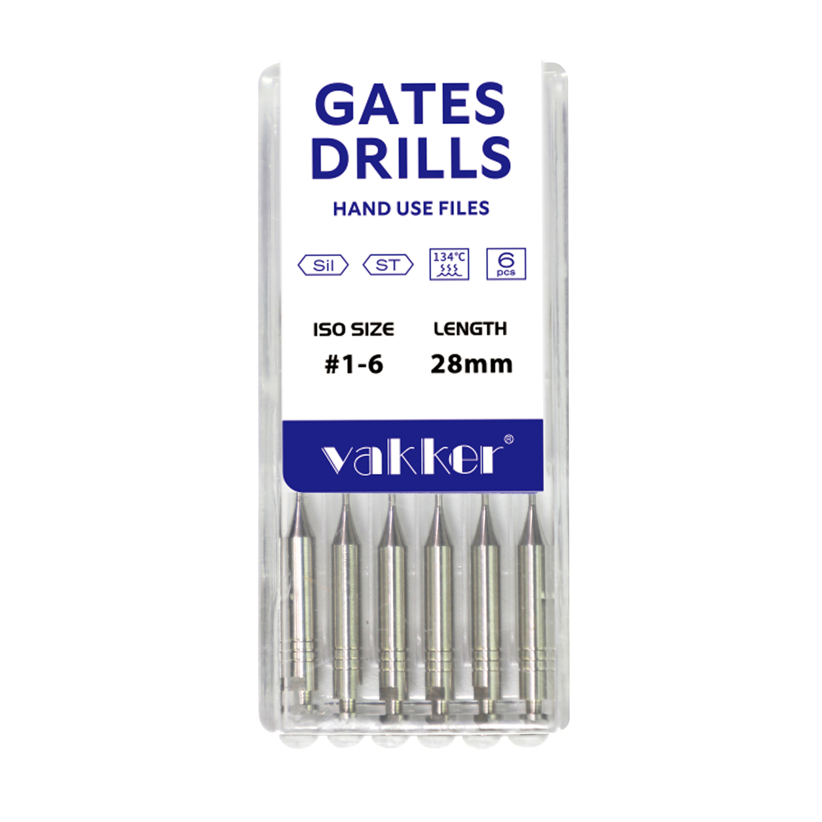 Dental Gates Glidden Drills Peeso Reamers Stainless Steel Endo Files 28/32mm