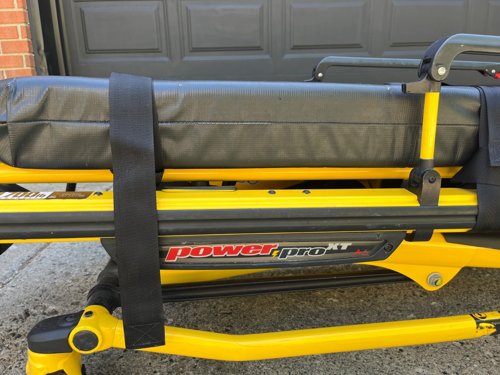 Styker PowerPro XT 6500 Stretcher, Mounting Hardware and Iron Duck Backboard