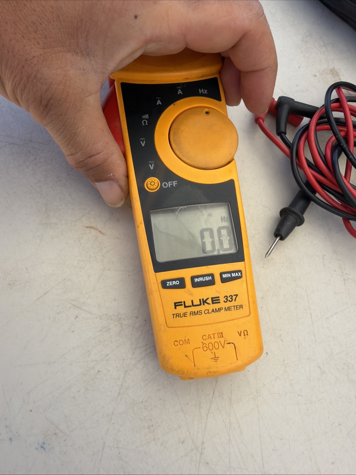 FLUKE 337 TRUE RMS CLAMP METER – With Leads And Case 🔥