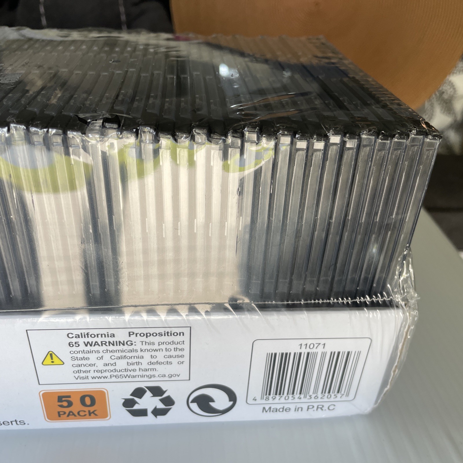 NEW XtremPro 50 Pack Slim Jewel Cases for CD DVD Blu-Ray Discs/Plastic
