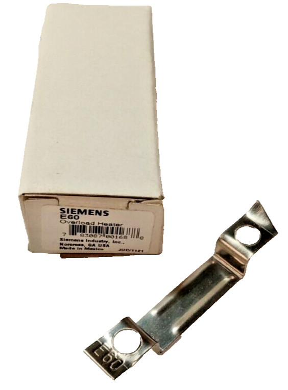 New Siemens / Furnas Thermal Overload Relay Heater E-60 / E60