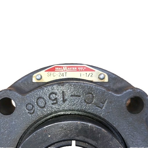 SFC-24T Sealmaster Flange-Mount Ball Bearing Unit 1.500″ Bore Used Very Good!