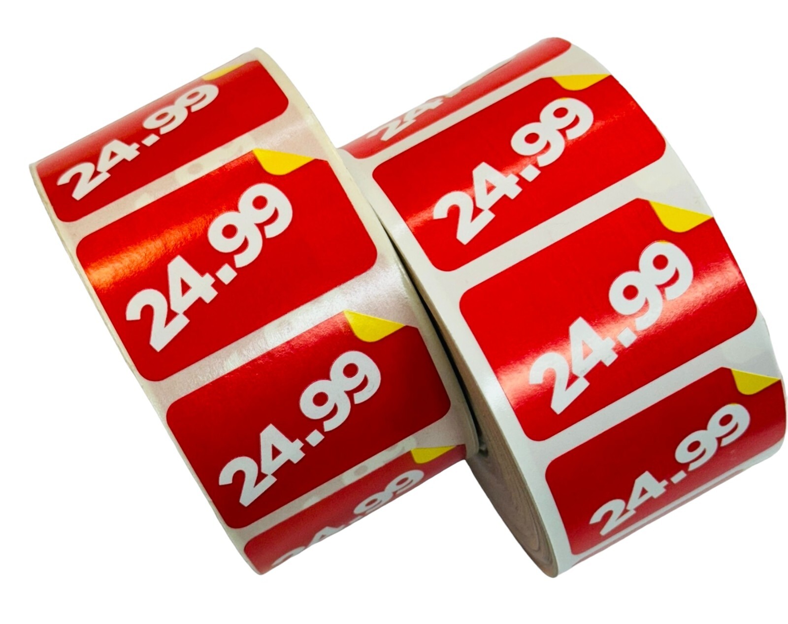 1.5″x1″ $24.99 Retail Product Price Point Labels Stickers 1000 Red & Yellow (2)