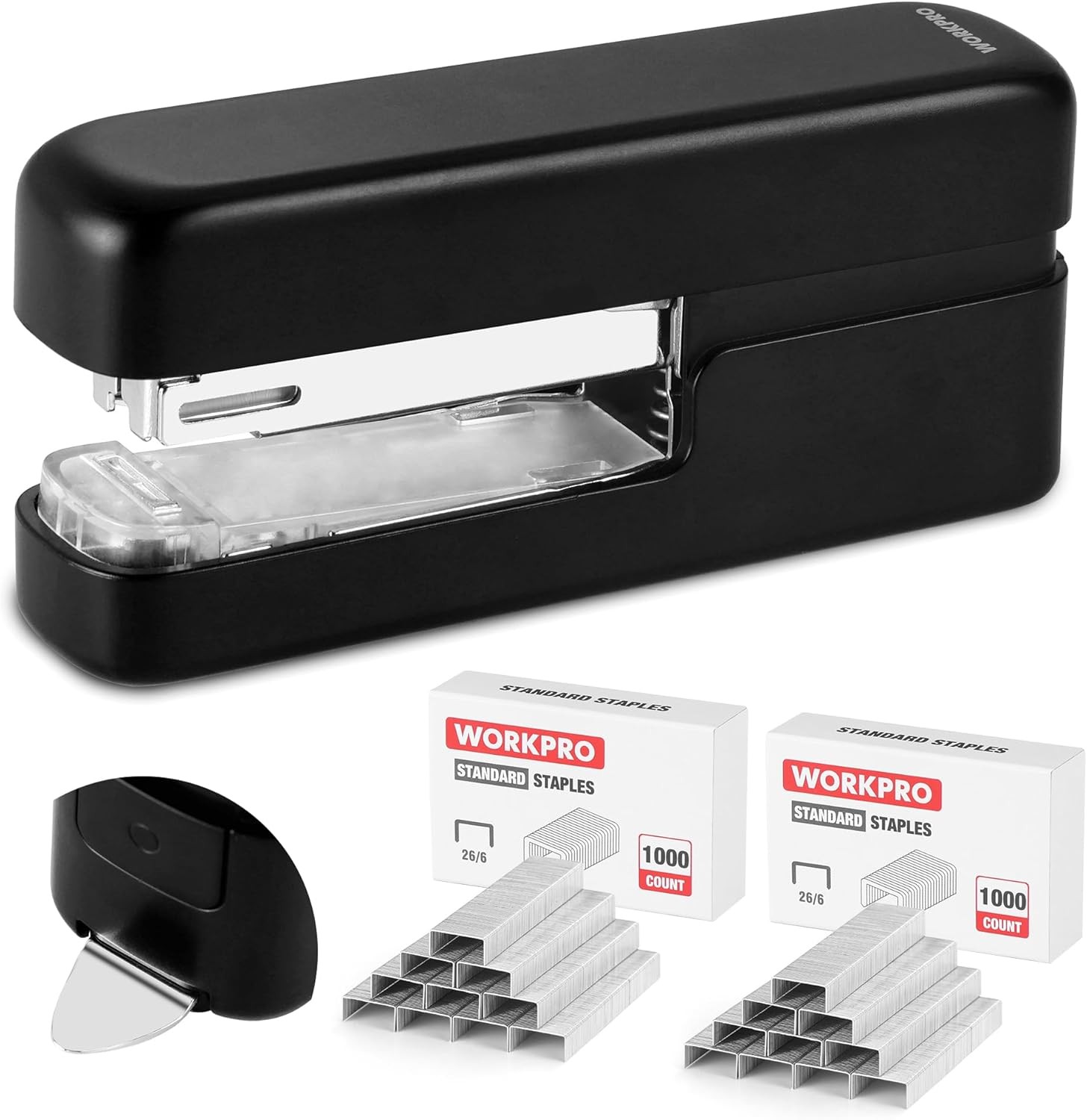 WORKPRO 2-in-1 Stapler w/2000PC Standard Staple Remover Staple 40 Sheet Capacity