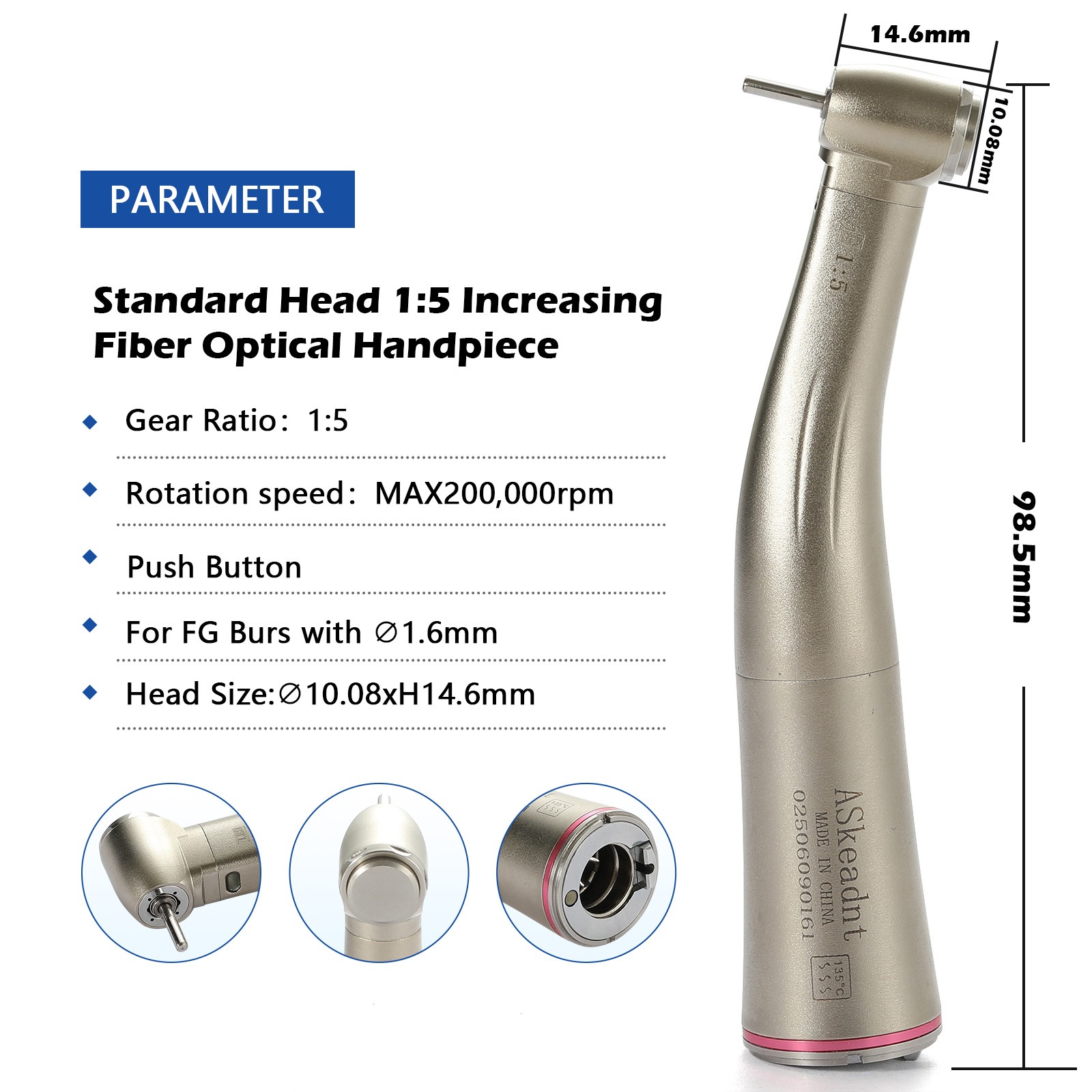 KAV Style LUX 25 LPA 1:5 Electric Attachment – HANDPIECE USA –