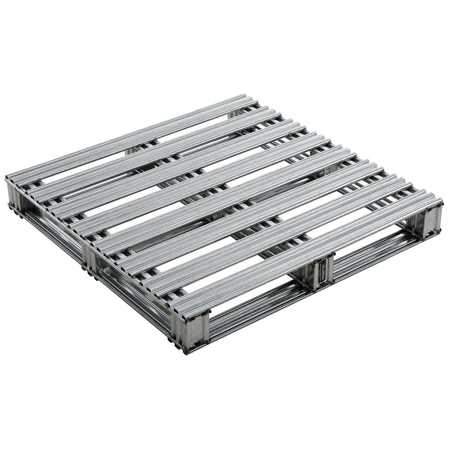 Global Industrial 36″L x 36″W Galvanized Steel Pallet