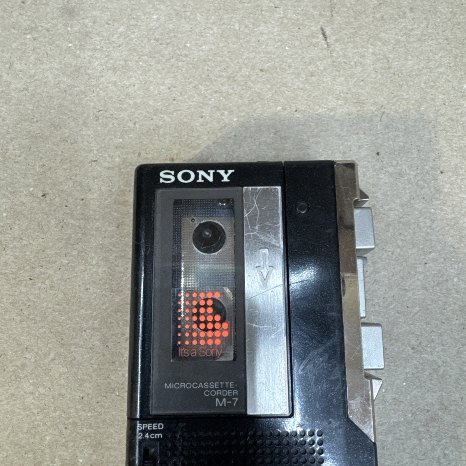 Sony M-750v/750/760V Voice Operated Recording Micro recorder Tested And Works!