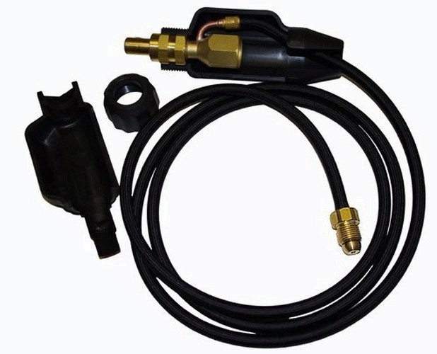 CK̶ Worldwide SL8-35 SafeLoc Dinse 35 Gas-Cooled TIG Torch Connector Black