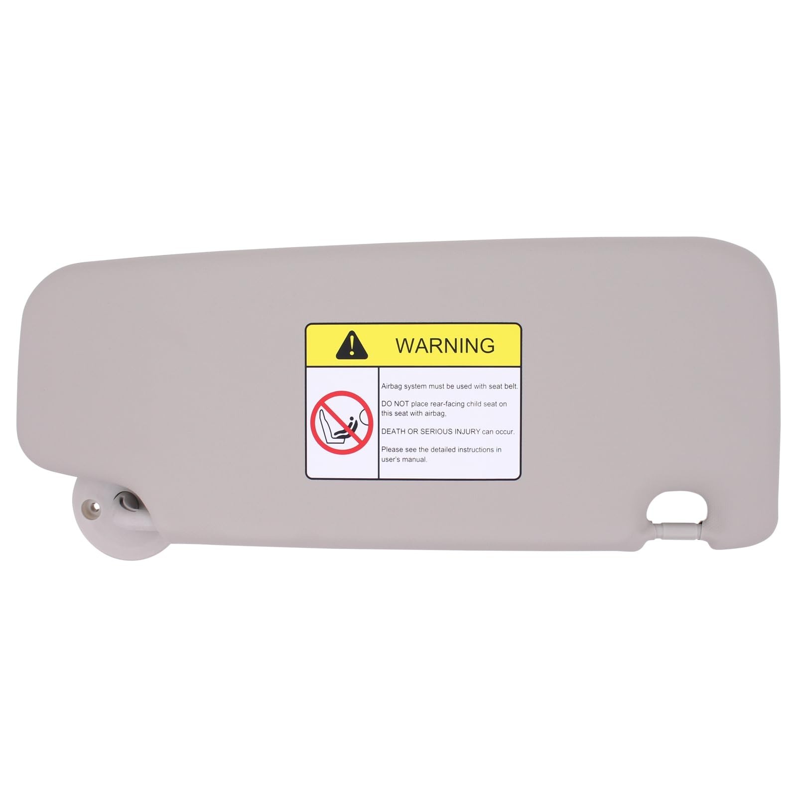 NewYall Gray Left Sun Visor for Chevrolet Bolt EV 2017-2021