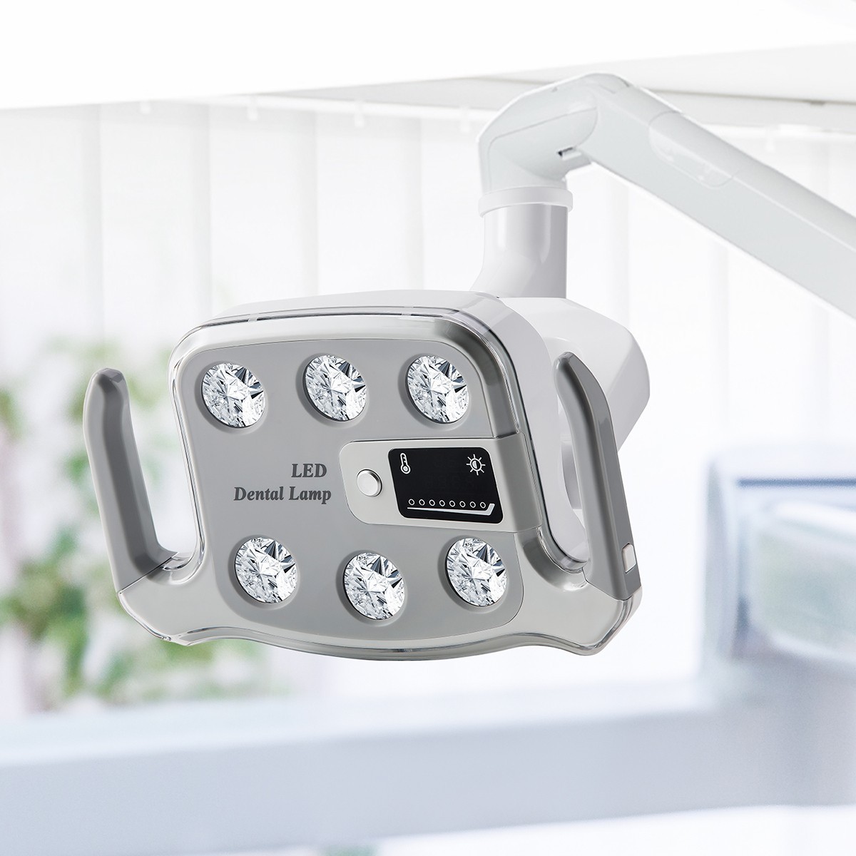 9W Dental 6 LED Lamp Oral Light Lamp For Unit Chair with LCD Display P116 700mm