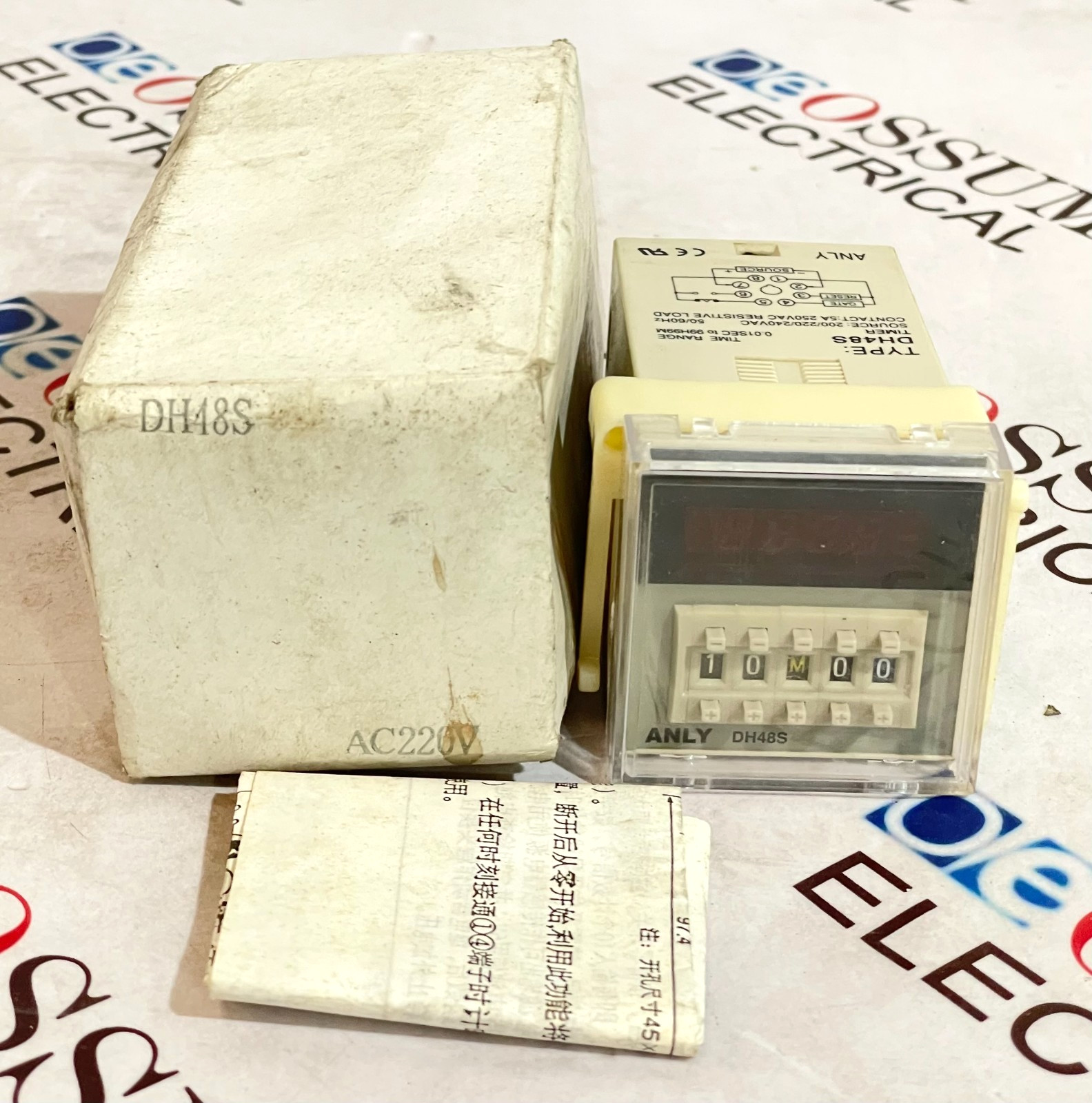 ANLY ELECTRONICS DH48S DIGITAL TIME DELAY RELAY 0.01S-99H&99MIN FREE FAST SHIP