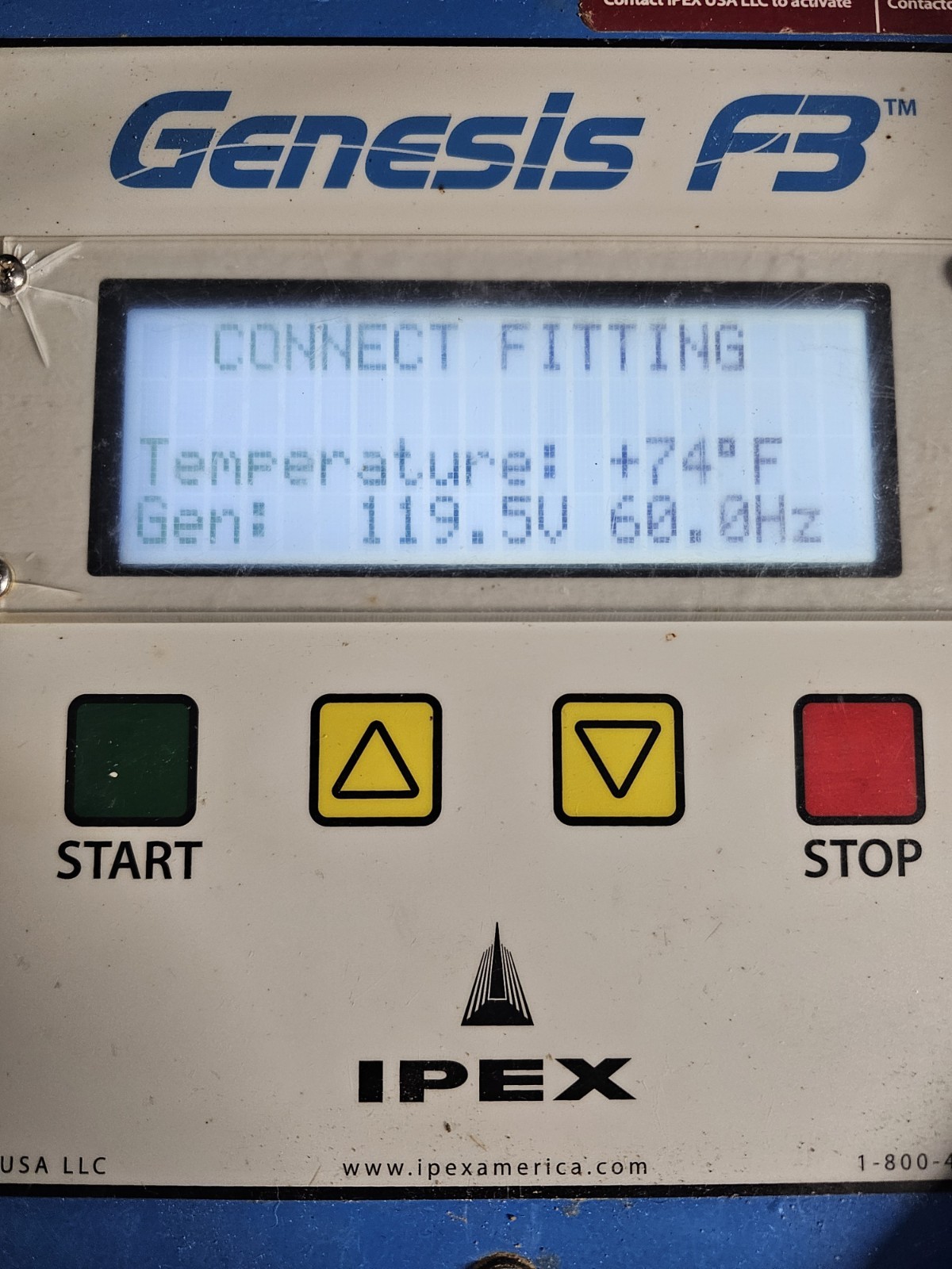 IPEX Genesis F3 Electrofusion Processor Machine – Used – Calibration Due 09/2026