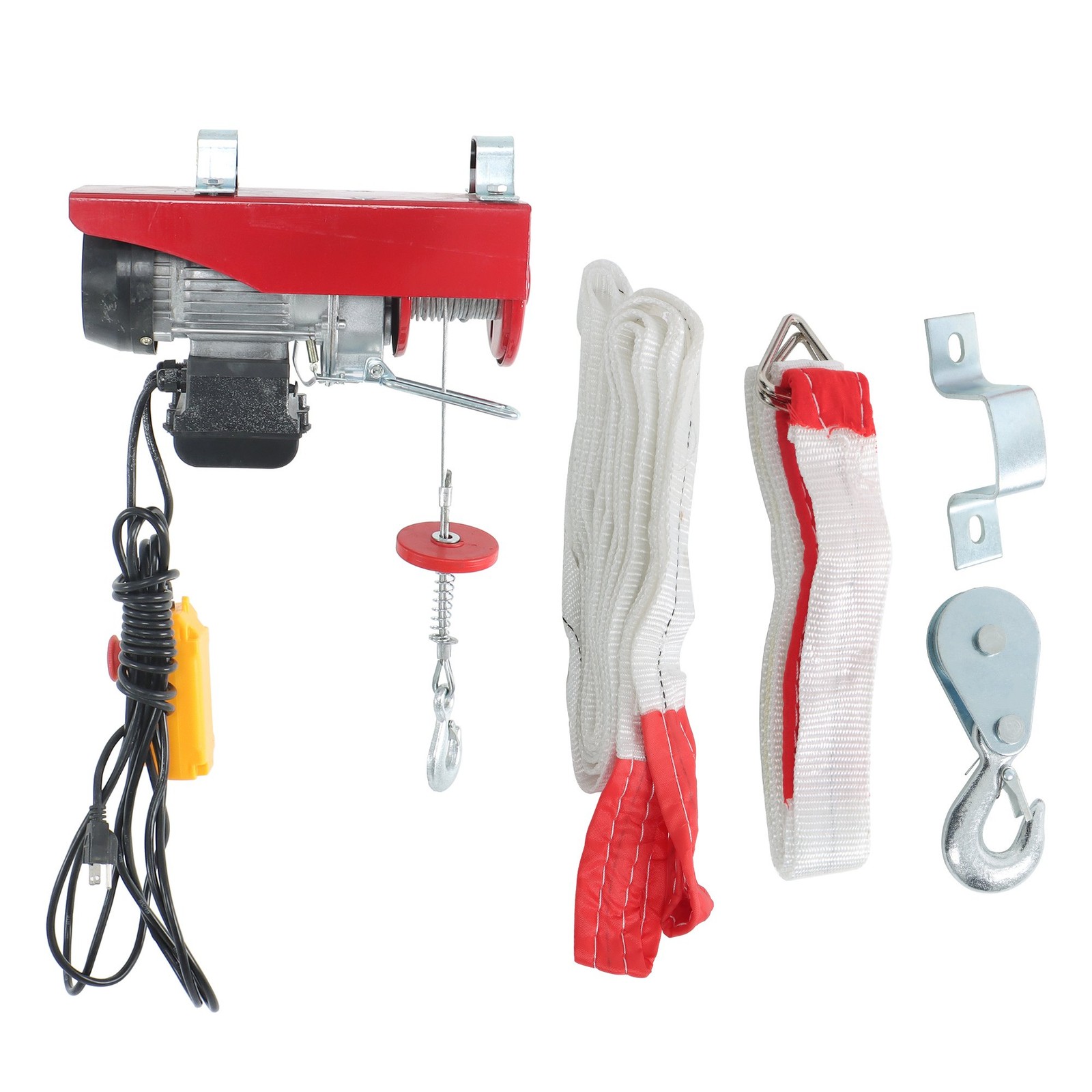 440lbs/ 200kg Electric Hoist with 14 FT Wired Remote Control 110V 510W Motor