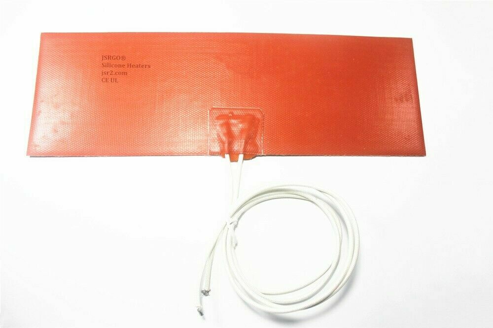 Silicone Heater w/ PSA Factory Direct Sale 3″ X 12″ 12V 100W JSRGO CE UL