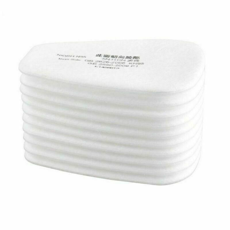 10pcs/set 5N11 Cotton Filter Replacement Filters For 6200 6800 7502 Respirators