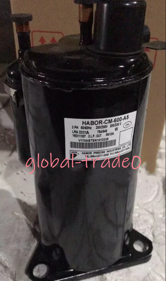 HABOR-CM-600-A5 3 PH 50/60Hz 200/200V 200/230V Brand New Oil Cooling Compressor