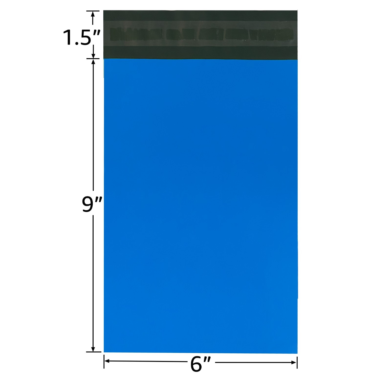 UOFFICE 1000 Blue Poly Mailers 6×9″ Self Seal Envelopes Lightweight Durable