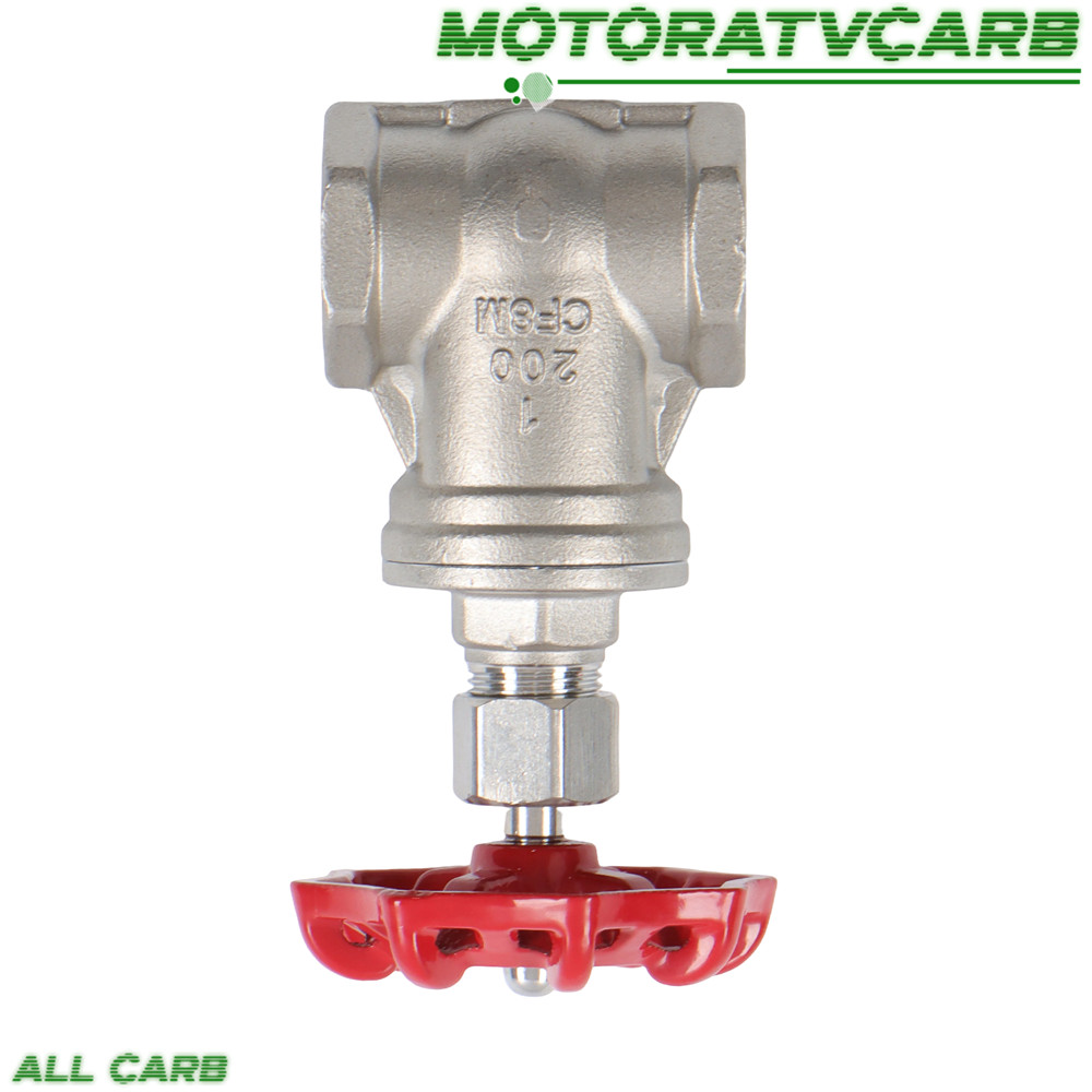 ALL-CARB 1″ NPT 304 Stainless Steel DN25 Female Threaded Rotary Globe Valve