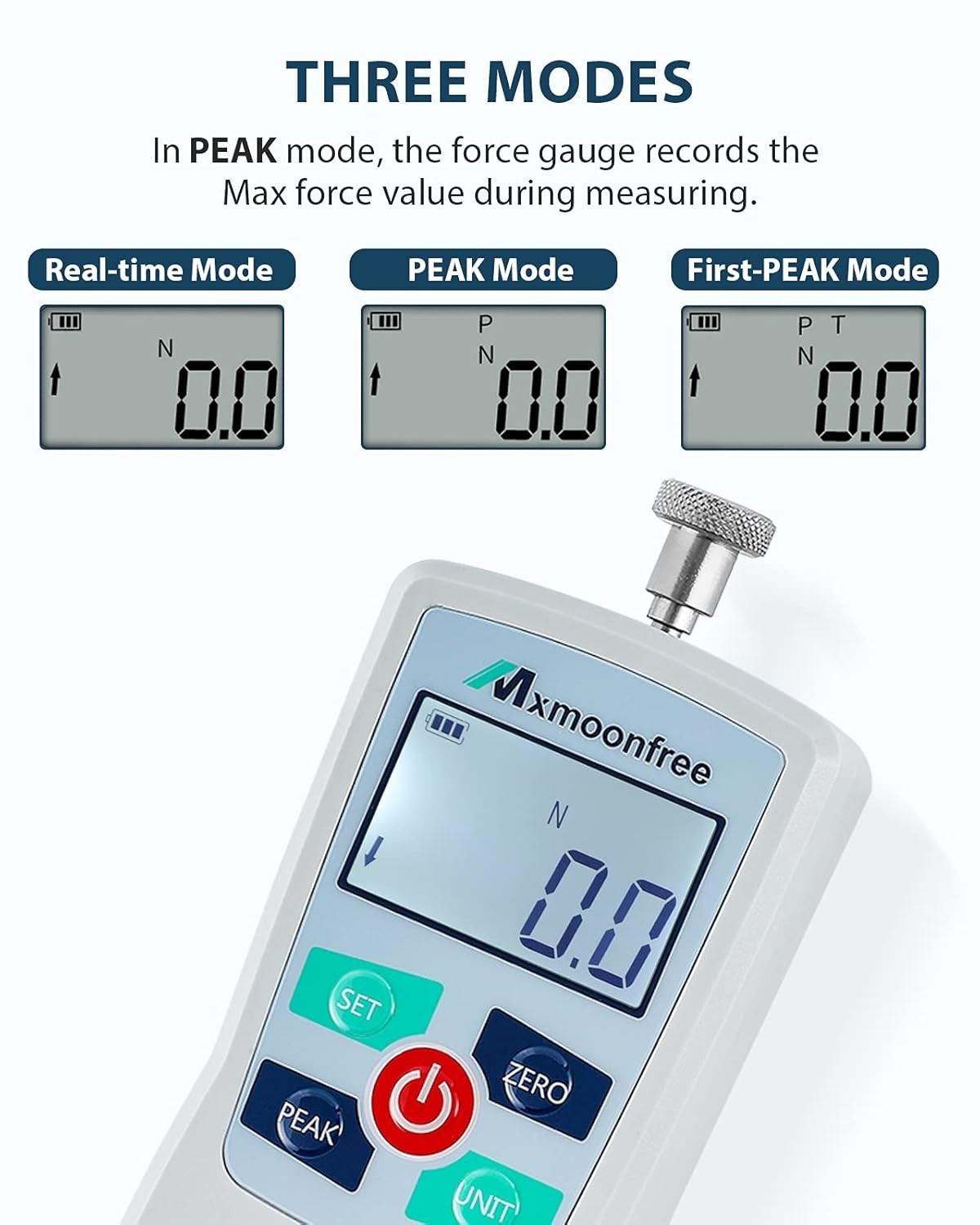 5N Digital Force Gauge Push Pull Tester Portable with Case | Auto Backlit LCD…