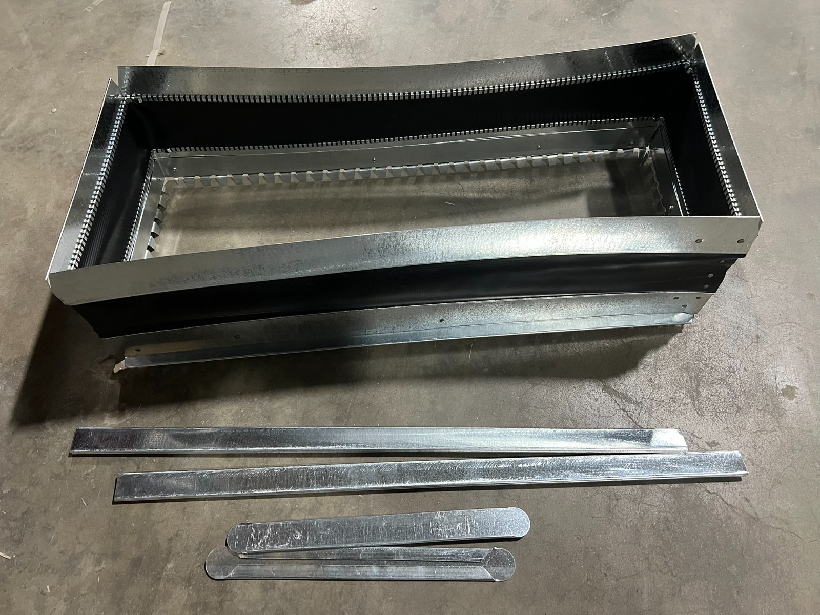Duct canvas connector