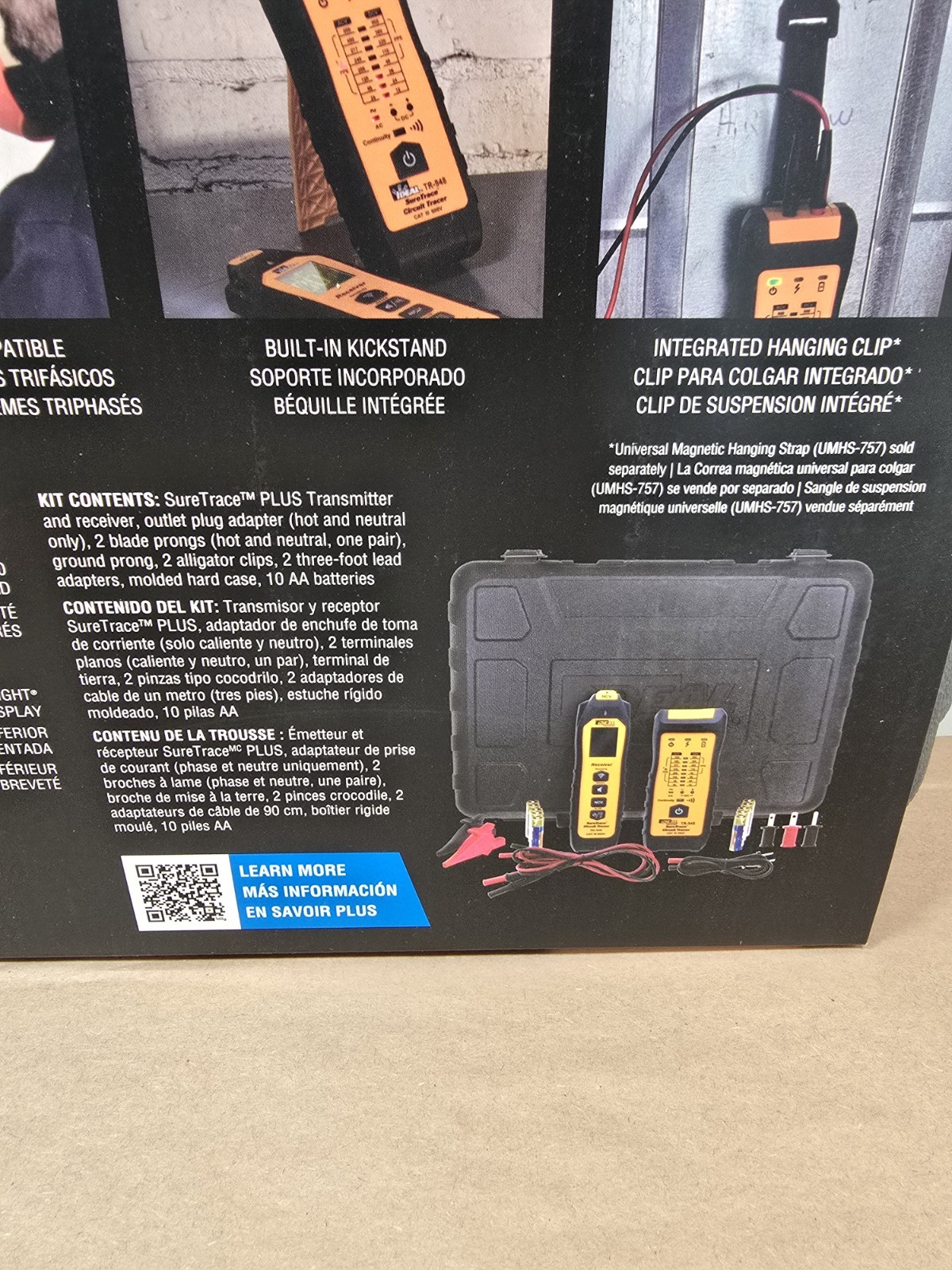IDEAL Electrical 61-948 SureTrace Plus Circuit Tracer Kit, 0-600VAC/DC New