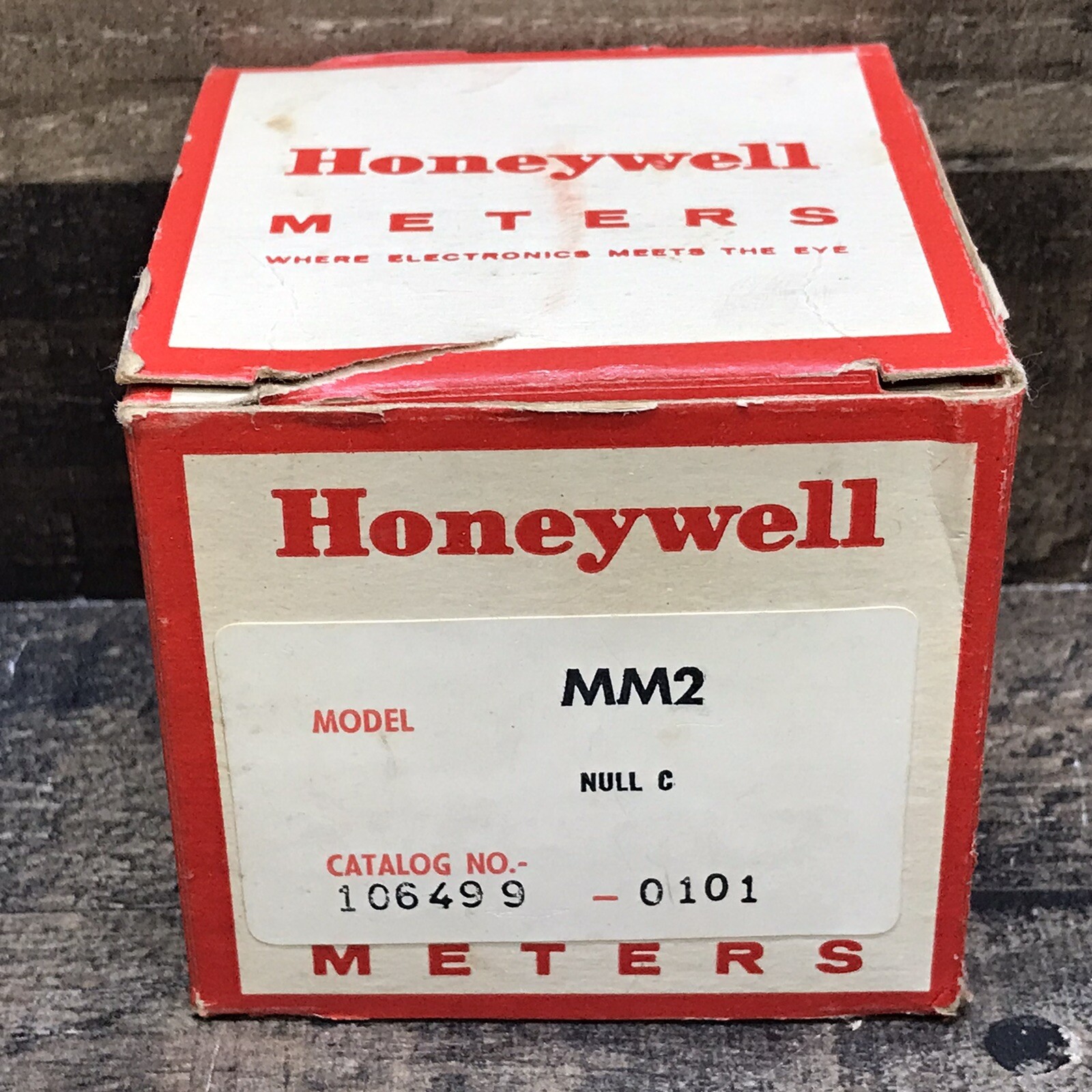 Vintage Honeywell MM2 NULL C INDICATOR Panel Meter *Unused NOS*Made In USA 🇺🇸