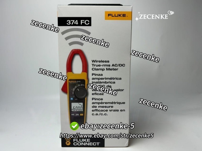 1PC Fluke 374 FC Fluke 374FC 600A ACDC TRMS Wireless Clamp Meter New