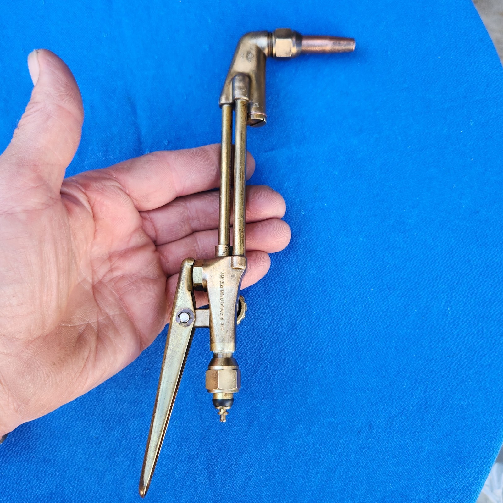Vintage Airco Style 400 Welding Torch ‘corn cob’ handle w/1490 Style 112-0 Tip