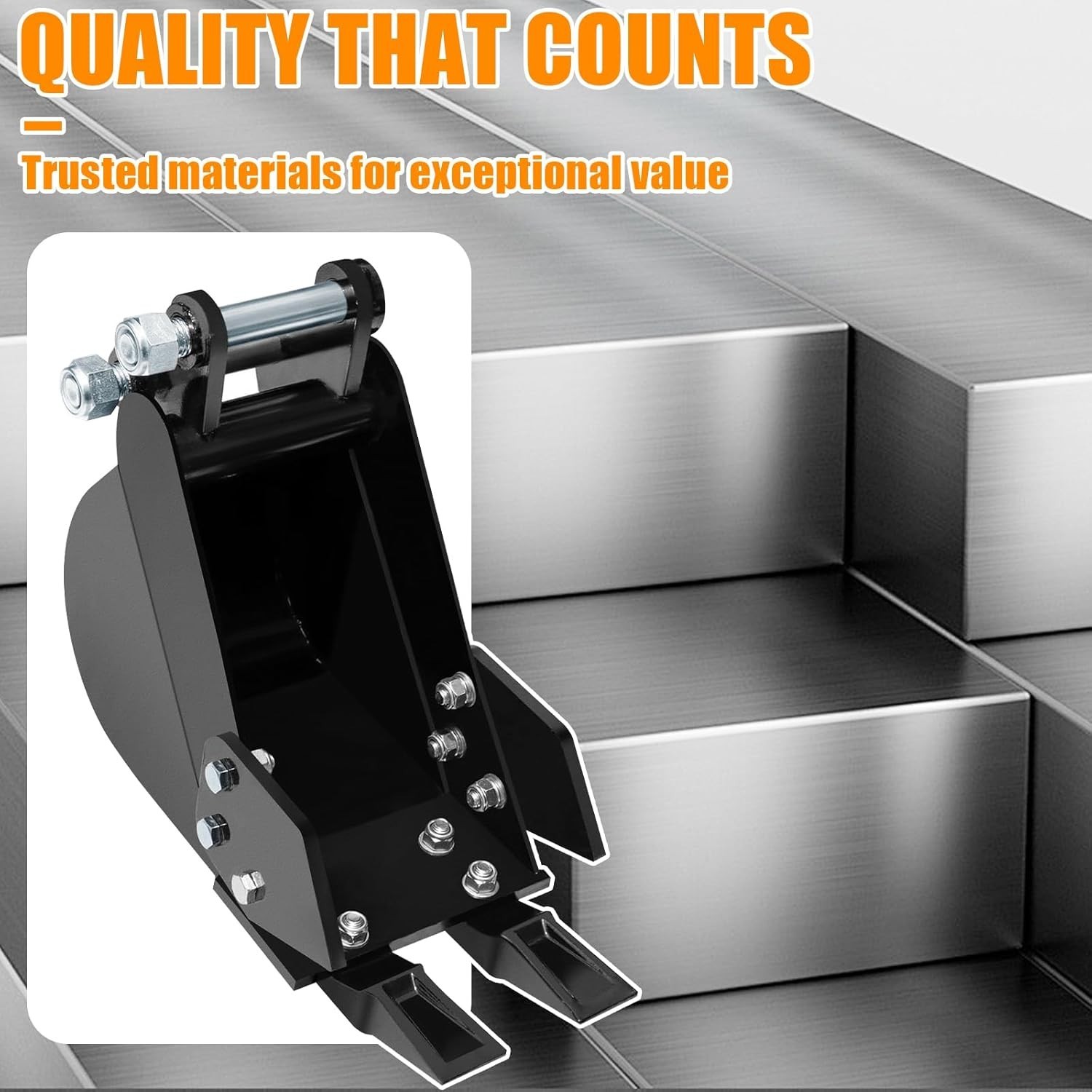 200mm Narrow Bucket Attachment For 1-2 Ton Mini Excavators Digger