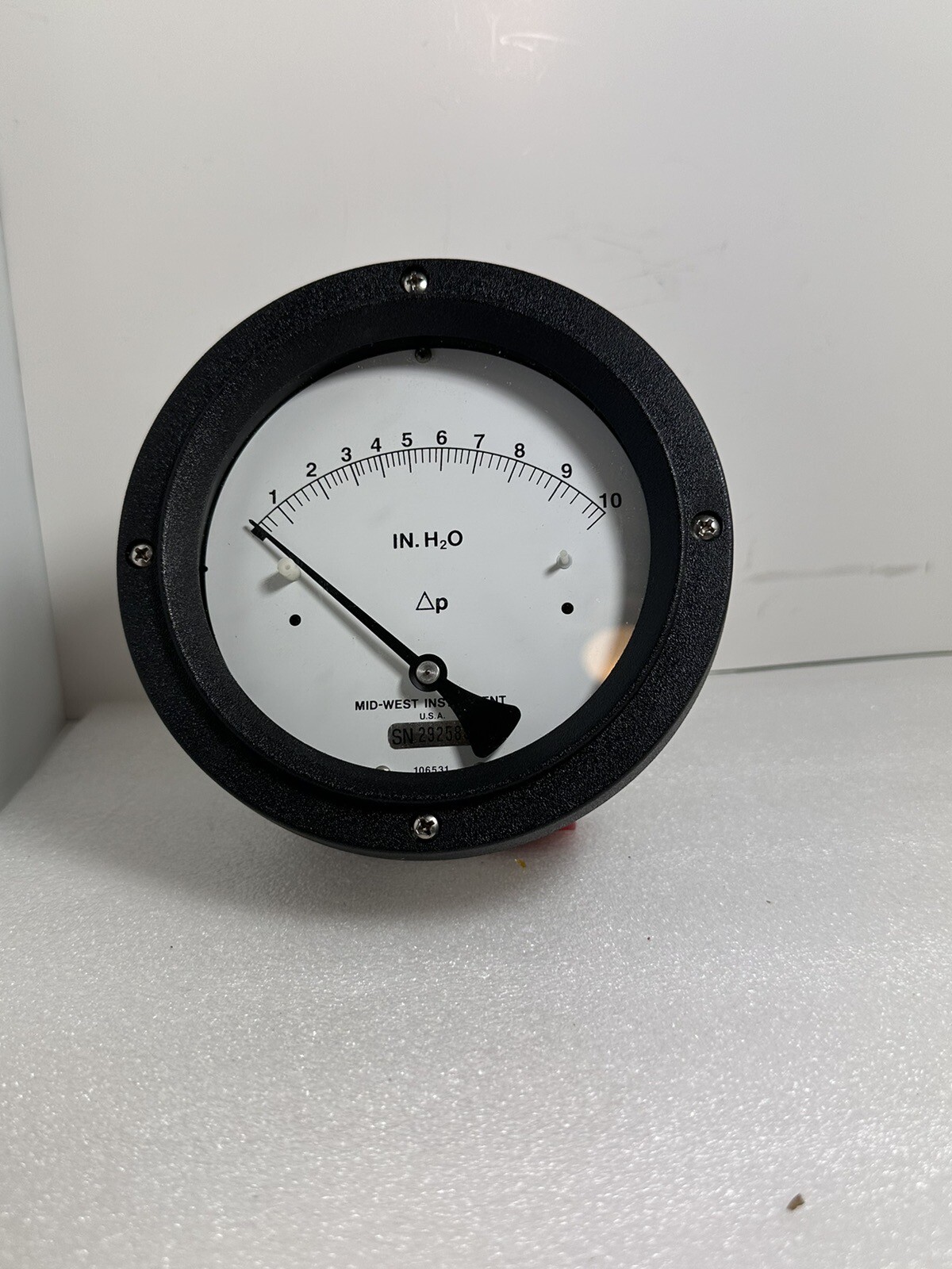 Mid-west 130SC-54-FO Pressure Gauge 5in 0-10in-h2o