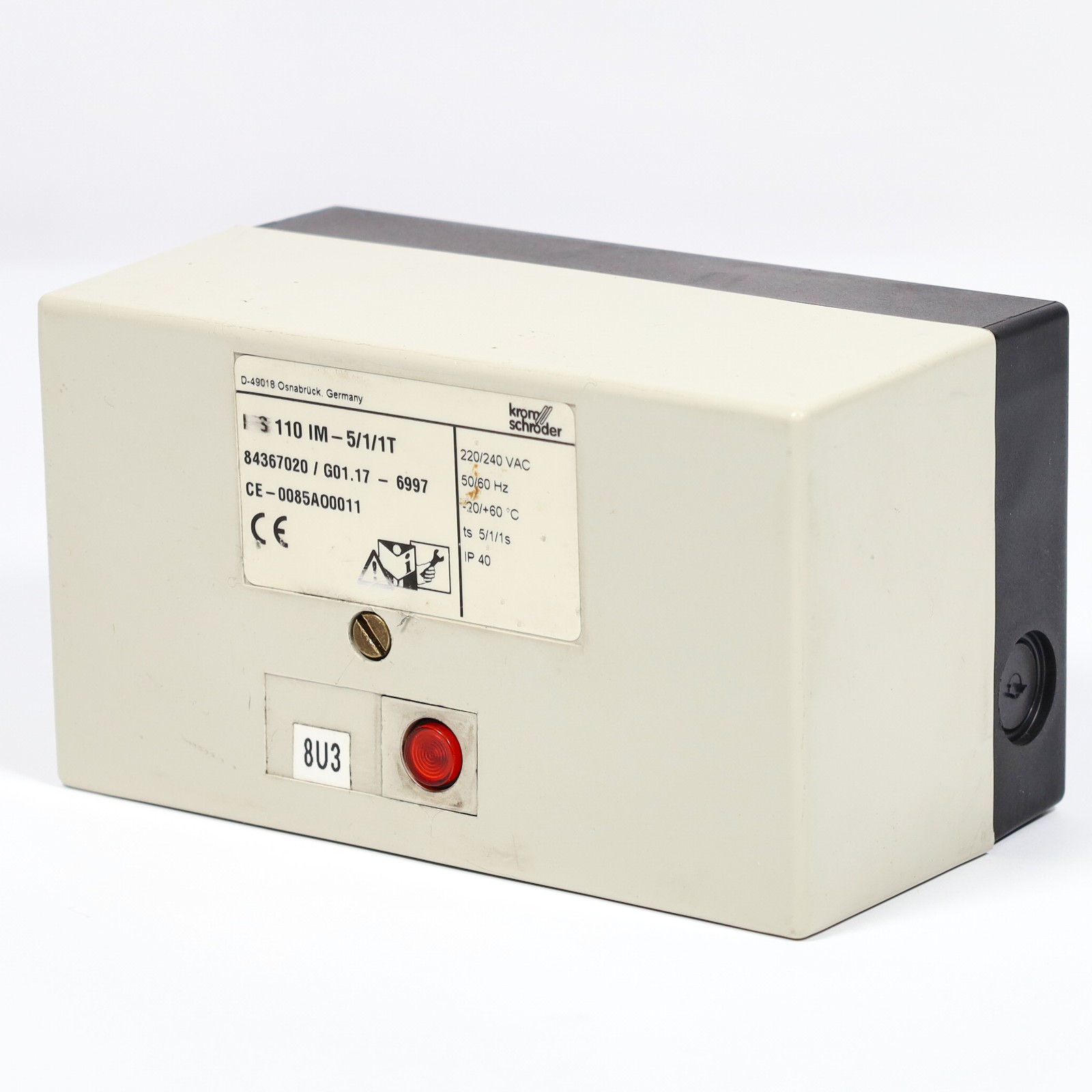 Krom Schroder IFS 110IM-5/1/1T Burner Control Unit 84367020