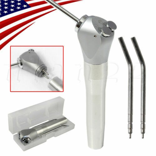 Dental 3 Way Air Water Spray Triple Syringe Handpiece w/ 2 Nozzles Tips Tubes
