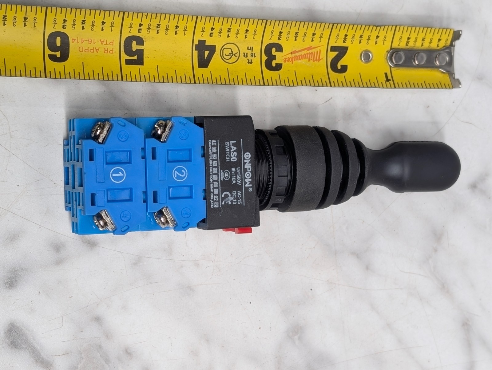 ONPOW Joystick Switch Momentary Joystick 4 Position 4NO Spring Return Momentary