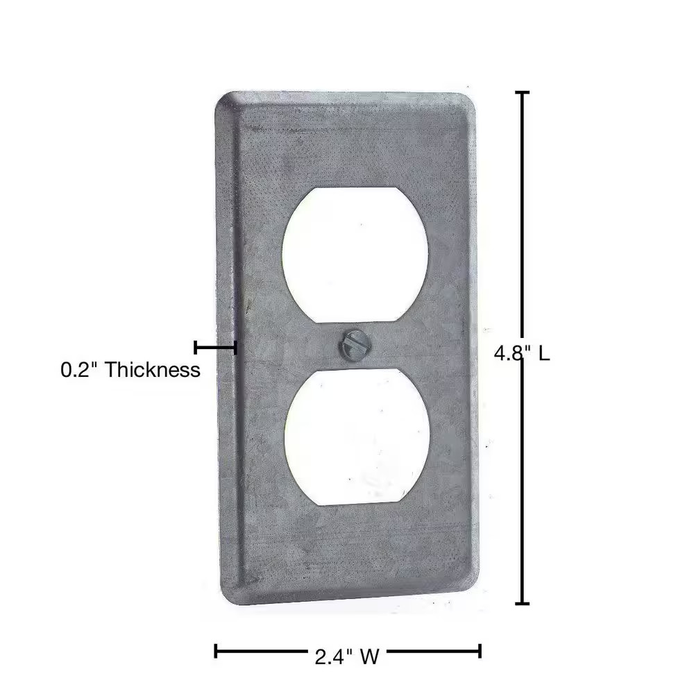 Metallic Handy Box Duplex Cover (58C7-25R)