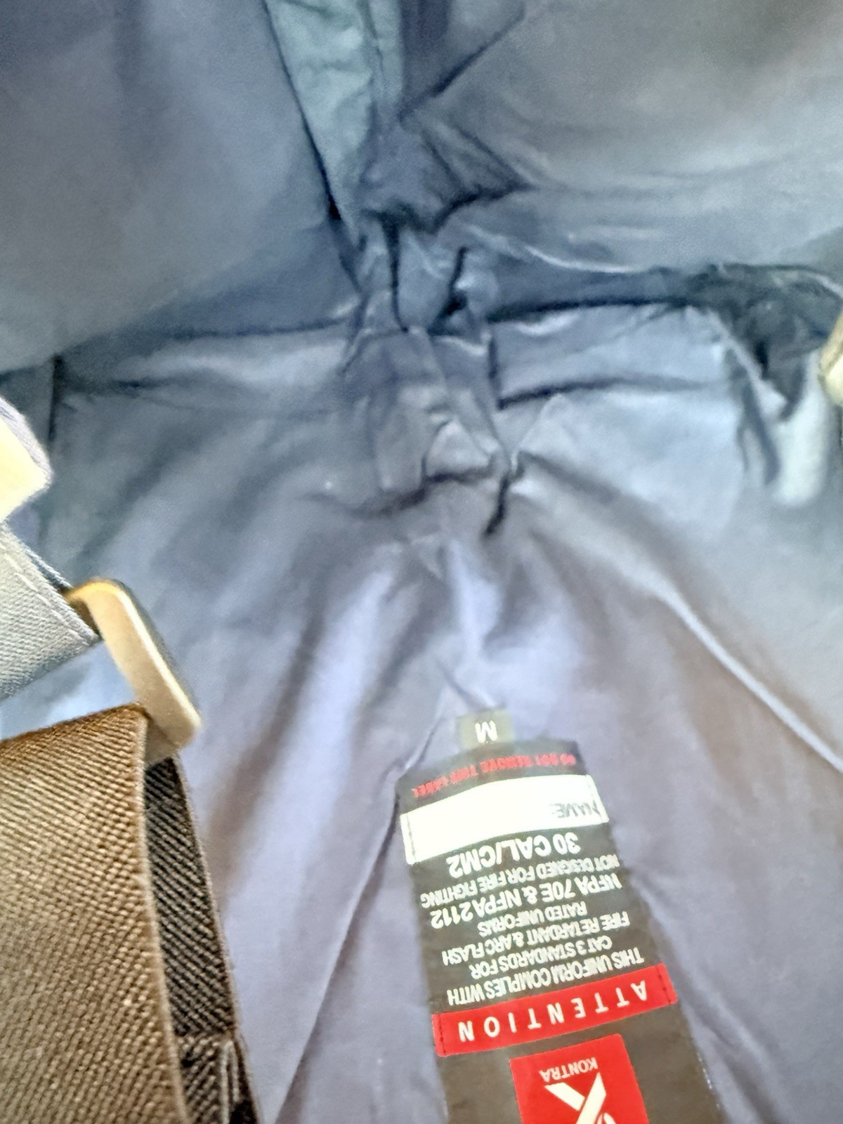 NWOT Kontra CAT 3 FR Arc Flash Bib Overalls Medium 30 Cal Hi Vis Water Resistant