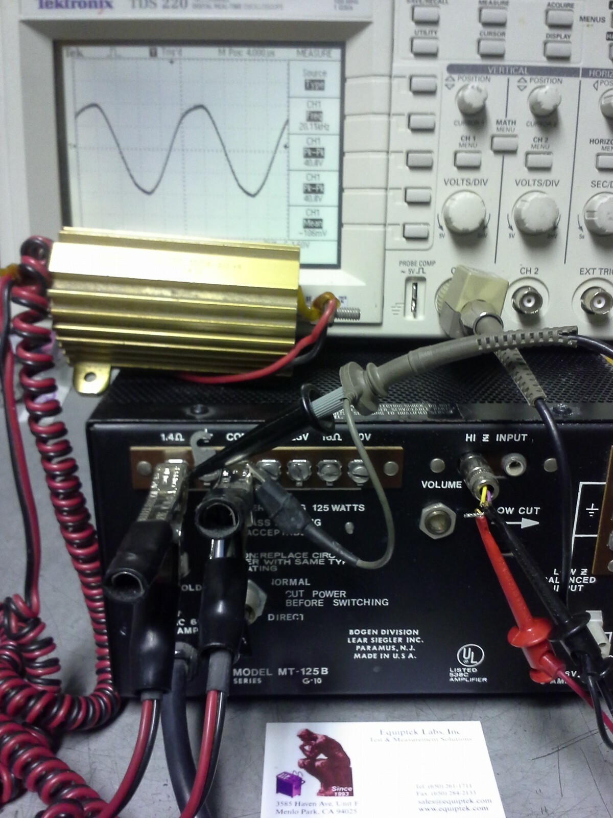 Power Amplifier 30Hz-20kHz 125Wt 75V 68dB max gain Low impedance 4 magnet drive