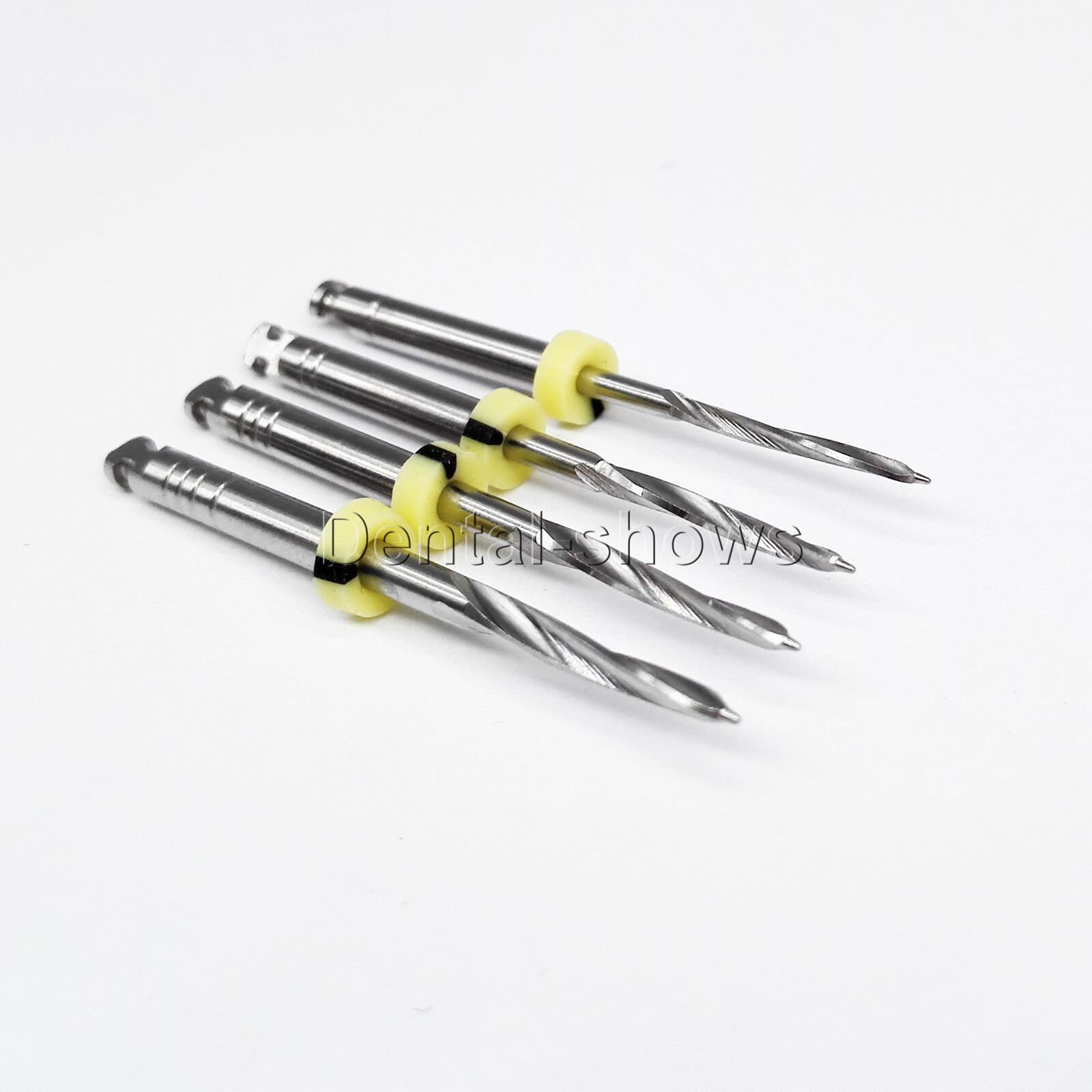 1 Pack Dental Screw Drills For Fiber Post Endodontic Stainless Steel 32mm #1-4
