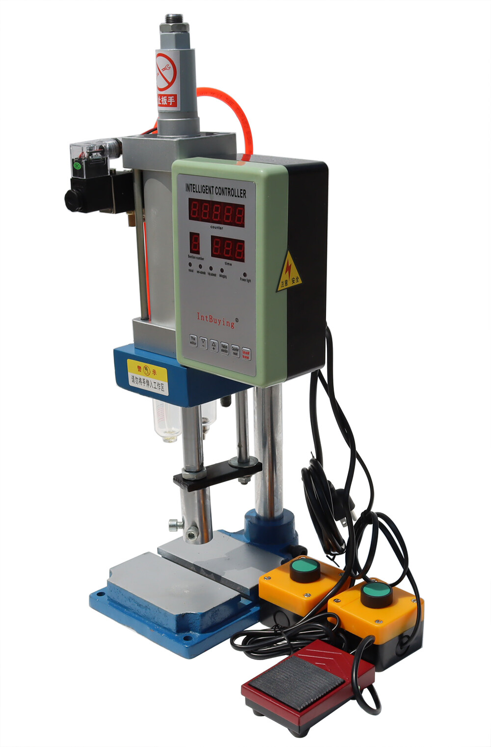 200KG/440LBS Pneumatic Punch Press Machine w/Digital Display Enhanced Frame Sale
