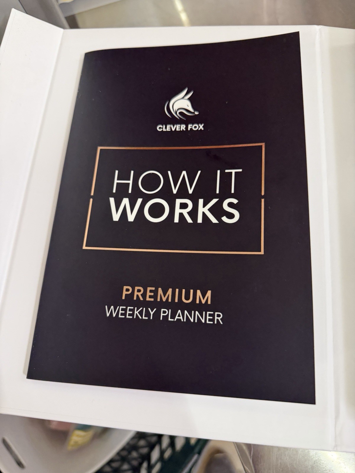 Clever Fox Planner Premium Edition – Undated Luxurious