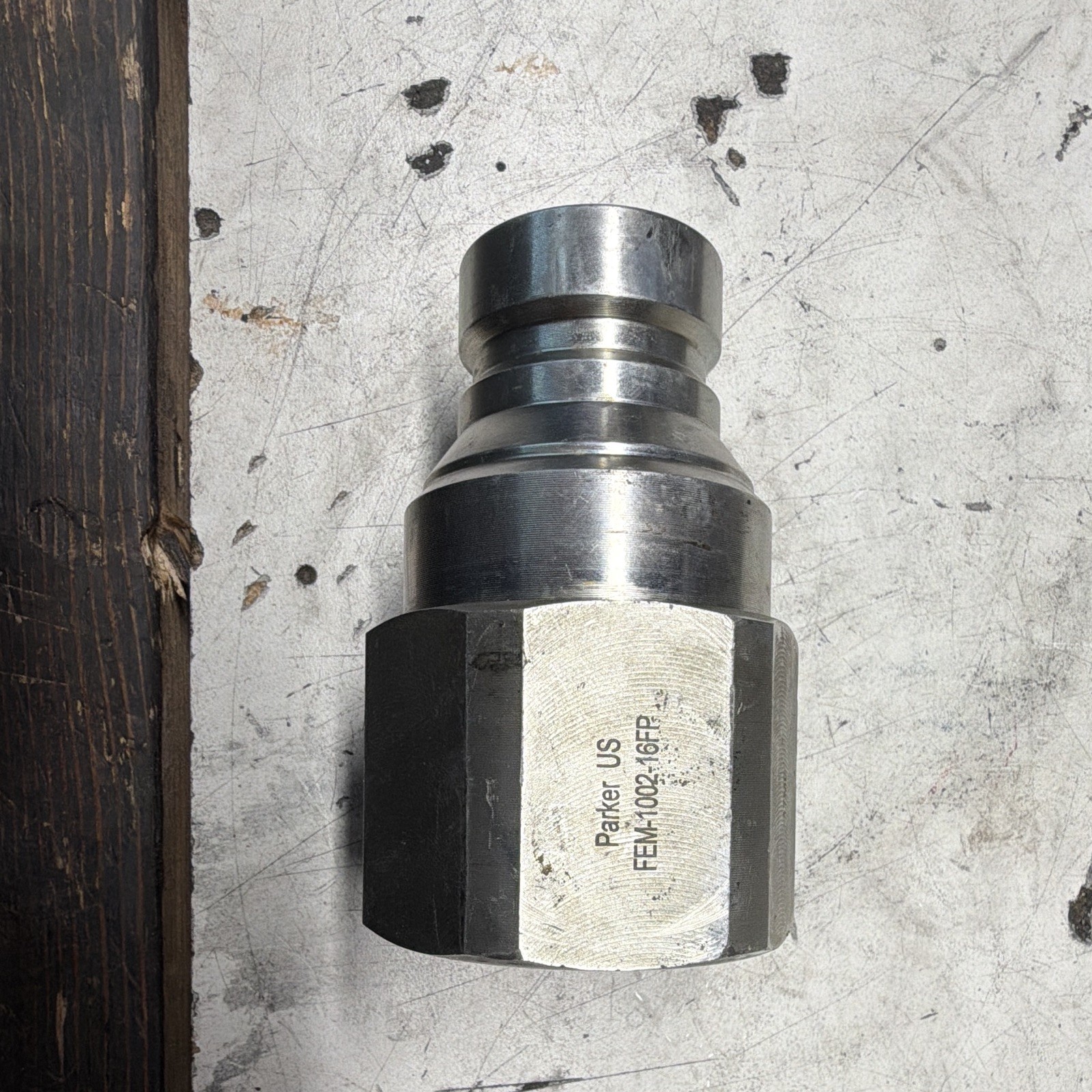 Parker Stainless Steel Quick Coupler set FEM-1002-16FP FEM-1001-16FP-NL