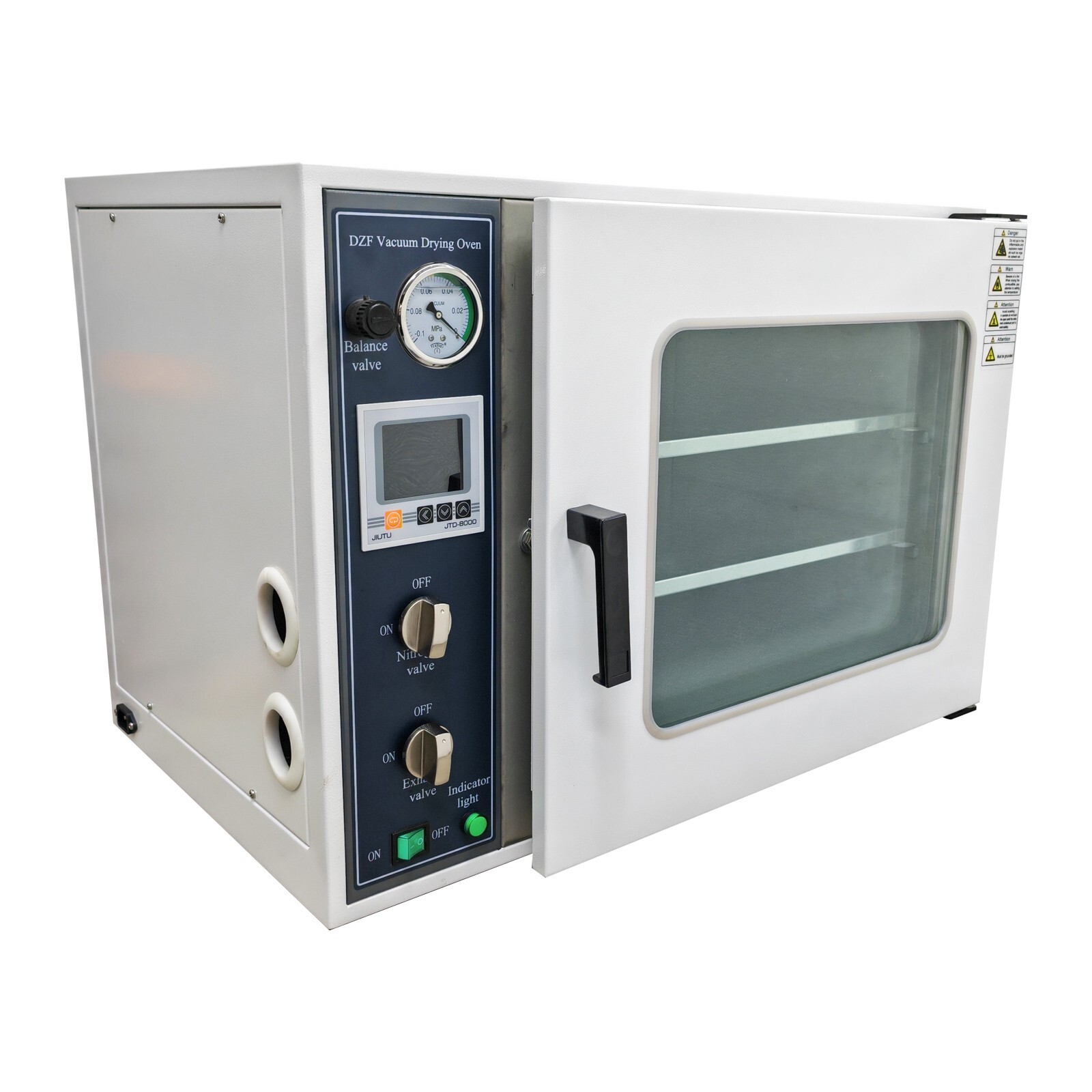 1.9Cu ft Laboratory Digital Vacuum Drying Oven with Nitrogen Inlet 2-Layers 110V