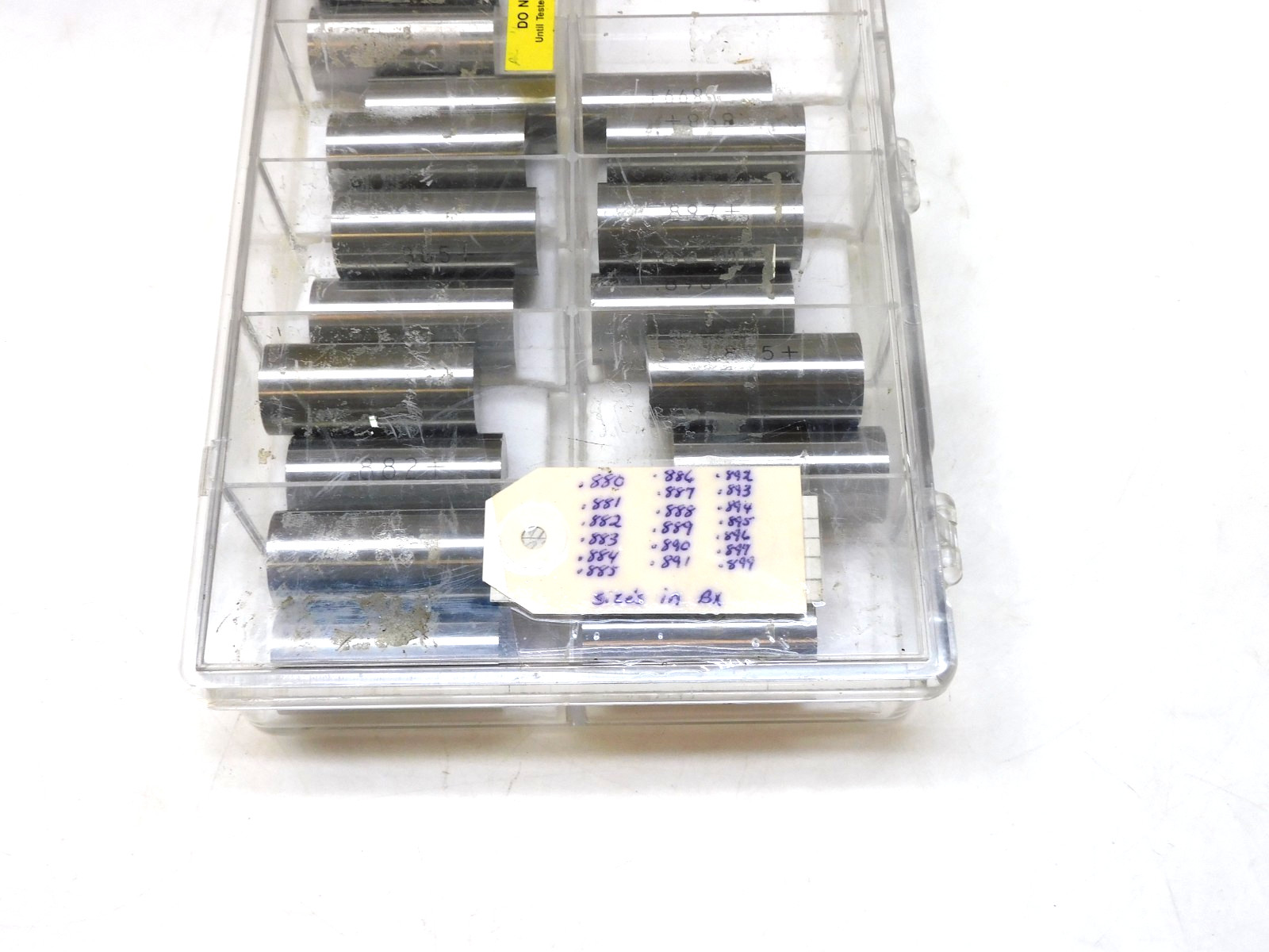 No Name Gage Pin Set Sizes .880 – .899 Lot of 20