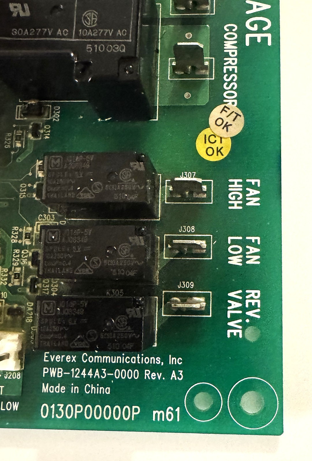 PWB-1244A4-0000 – AMANA – REV. A4 – GOODMAN -PTAC – Control Circuit Board