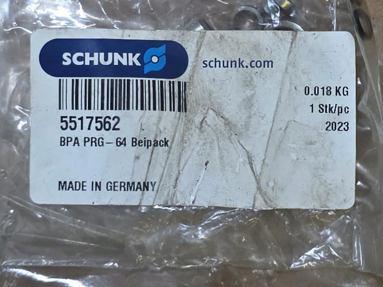 SCHUNK 303695 PRG 64-60 Radial Gripper 60° 0303695