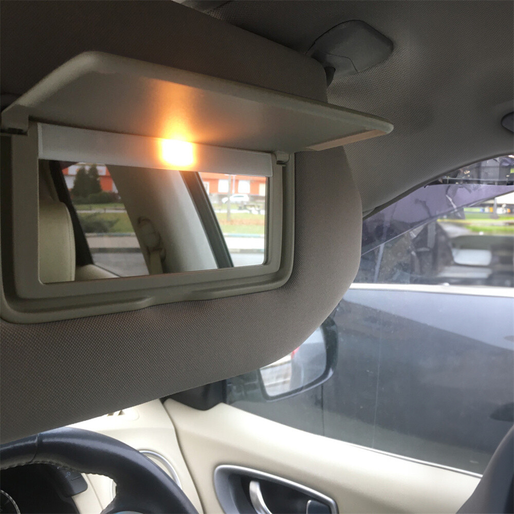 Left Driver Right Passenger Side Sun Visor for Nissan Altima 2013-2018 w/Light