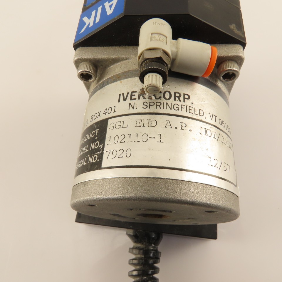Ivek Corp 102118-1 Single End AP Motor Base Microspense Laboratory Pump 3.4V