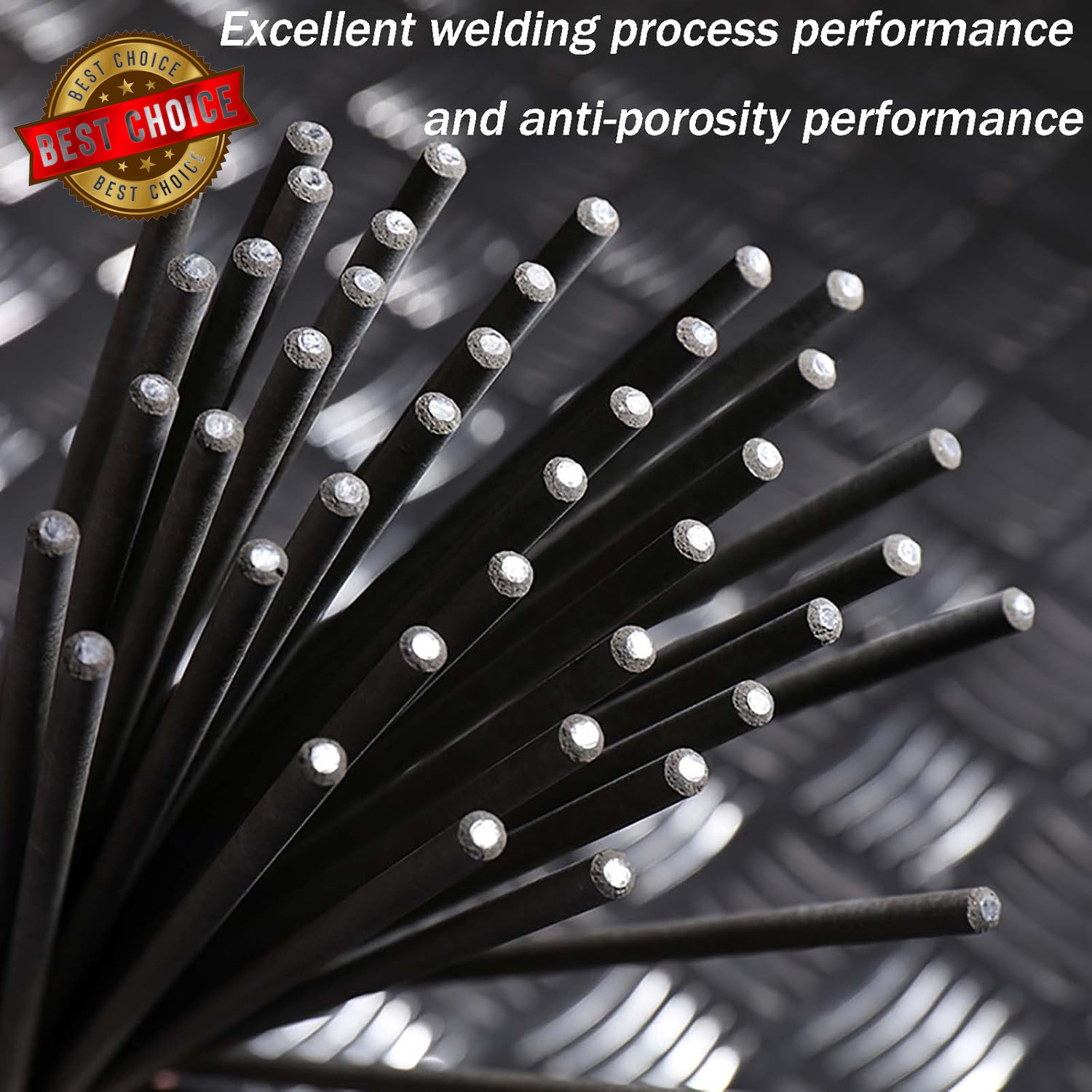 50PCS J422 Welding Rods 1.8Mm, Mild Steel Electrodes, All Position Stick Rods, S