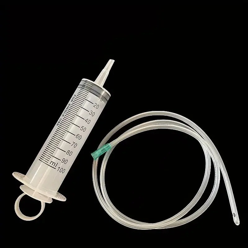 100ml 300ml 500ml Large Capacity Syringe with Hose Oil Pump Pet Feeding Measure